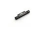 A gunmetal grey Kyosho aluminium rear lower suspension brace for RC cars, featuring a machined design with the Kyosho logo engraved on the front.