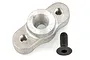 A Rovan clutch mount and a single black countersunk hex screw on a white background.