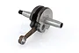 A Rovan 26cc/29cc RC engine crankshaft with an attached connecting rod, shown against a white background.