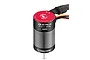 Hobbywing QuicRun Fusion Mini16 3000KV brushless motor and ESC combo unit with a black finned body and red top cap.