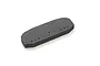 A grey foam bumper for an RC car, featuring a rectangular shape with rounded corners and multiple pre-drilled mounting holes.