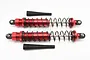 GPM Red Aluminium 127-186mm Front Shocks 2Pcs BJ186F/R-BK-BEBK