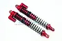 GPM Red Aluminium 208mm Rear Adjustable Piggyback Shocks 2Pcs BJ208R/L-R-BK