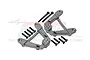 GPM Aluminium Rear Shock Towers 2Pcs - Grey Silver SCX6030-GS