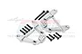 GPM Aluminium Rear Shock Towers 2Pcs - Silver SCX6030-S