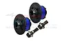 GPM Carbon Steel Front and Rear Complete Differentials with Input Gears 4Pcs - Blue TXM1211-B