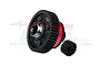 GPM Carbon Steel Complete 51T Centre Differential and 20T Pinion Gear Set - Red TXM5111-R