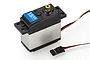 HSP 15kg metal gear waterproof RC servo with black plastic casing, silver metal body, and a three-wire connector cable.