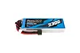 Gens Ace G-Tech 14.8V 3300mAh 4S LiPo battery with a blue soft case, featuring black and red power wires and a balance connector.