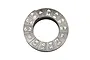 A circular GPM Racing ride height gauge tool made of grey metal with white engraved measurement markings from 4 to 6.6.
