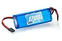 LRP 6.6V 1700mAh LiFePo receiver battery in a blue soft case with red and black wiring and a standard receiver connector.