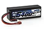 LRP Antix 11.4V 6400mAh 45C HV Hard Case LiPo battery with T-style connector and balance lead on a white background.
