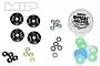 MIP 6-Hole 1.3mm Bypass1 Tapered Hi-Flow Pistons Set 24400