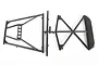 Axial Y-480 roll cage parts on a plastic sprue tree against a white background.