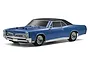 Kyosho Fazer Mk2 1967 Pontiac GTO RC Car Electric 4WD 1/10 Scale RTR - Tyrol Blue 34431T2