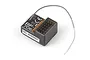 HPI Racing RF-706 2.4GHz 6-channel RC receiver unit with antenna wire on a white background.