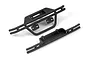 HPI Racing black front and rear Type 1 bumper set for RC vehicles, shown on a white background.