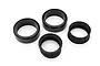 Traxxas 1.9" Hard Compound Front Drift Tyres with Rubber Inserts 2Pcs 10570