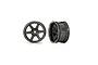 Traxxas 1.9" Six Spoke Rear Rims 2Pcs - Graphite Grey 10572