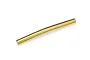A single brass stuffing tube for an RC boat, shown against a plain white background.
