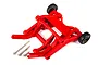 Traxxas Complete Wheelie Bar with Screws - Red 3678R