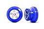 Traxxas 2.2/3.0" Chrome/Red Rims 2Pcs 5870A