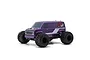 Kyosho Fazer Mk2 Mad Van 1/10 scale RC monster truck in purple with large off-road tires, shown from a side-angle view against a white background.