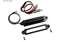 Hobby Plus light bar kit including a black plastic housing, two LED bulbs with wiring, and two small mounting screws on a white background.