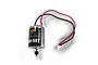 Hobby Plus 280 size 58T brushed RC motor with a metal pinion gear, red and black wires, and a white JST-style connector.