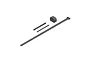 ARRMA battery strap set including a long hook-and-loop strap, two foam strips, and a foam block on a white background.