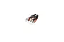 ARRMA 1/18 Typhon Grom pre-painted RC buggy body shell in silver and black with red accents.
