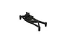 A black plastic ARRMA center tower brace spare part for RC vehicles, shown from an elevated angle against a white background.
