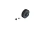 ARRMA 28T 1Mod Safe-D5 pinion gear with a grub screw and a small E-clip, shown on a white background.