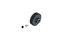 ARRMA 29T 1Mod Safe-D5 pinion gear with a grub screw and a small E-clip on a white background.