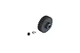ARRMA 30T 1Mod Safe-D5 pinion gear with a grub screw and E-clip on a white background.