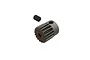 ARRMA 17T pinion gear with a grub screw, shown against a white background.
