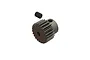 ARRMA 22T pinion gear with a grub screw on a white background.