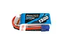 Gens Ace 11.1V 1300mAh 45C soft case LiPo battery with EC3 connector and balance plug.