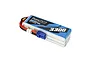Gens Ace 22.2V 3300mAh 6S LiPo battery with a blue soft case and EC5 connector against a white background.