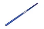 A blue anodized aluminium centre driveshaft for Traxxas RC vehicles, featuring the white Traxxas logo printed on the side.