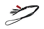 Traxxas front LED light harness with four LED bulbs, black wiring, and a red connector plug against a white background.