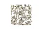 A collection of various stainless steel screws, bolts, and nuts scattered on a white background, intended for RC boat hardware replacement.