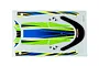 Traxxas Disruptor Hatch Decal Set - Green 10699-GRN