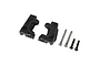 Traxxas Extreme Heavy Duty Caster Blocks (C-Hubs) with included mounting hardware on a white background.