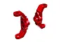Traxxas Aluminium Hub Carriers (C-Hubs) 2Pcs - Red 9733-RED