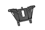 Black plastic Traxxas rear shock tower spare part for RC vehicles, shown against a white background.