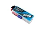 Gens Ace G-Tech 14.8V 5500mAh 60C soft case LiPo battery with blue and black branding and a blue EC5 connector.