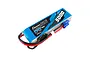 Gens Ace G-Tech 14.8V 5000mAh 45C LiPo battery with a blue soft case, black and red power wires, and a balance plug.