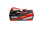 Gens Ace 14.8V 7200mAh 60C hard case LiPo battery with red and black wiring and a Deans-style connector against a white background.