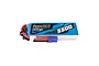 Gens Ace G-Tech 11.1V 5500mAh 60C soft case LiPo battery with EC5 connector against a white background.
